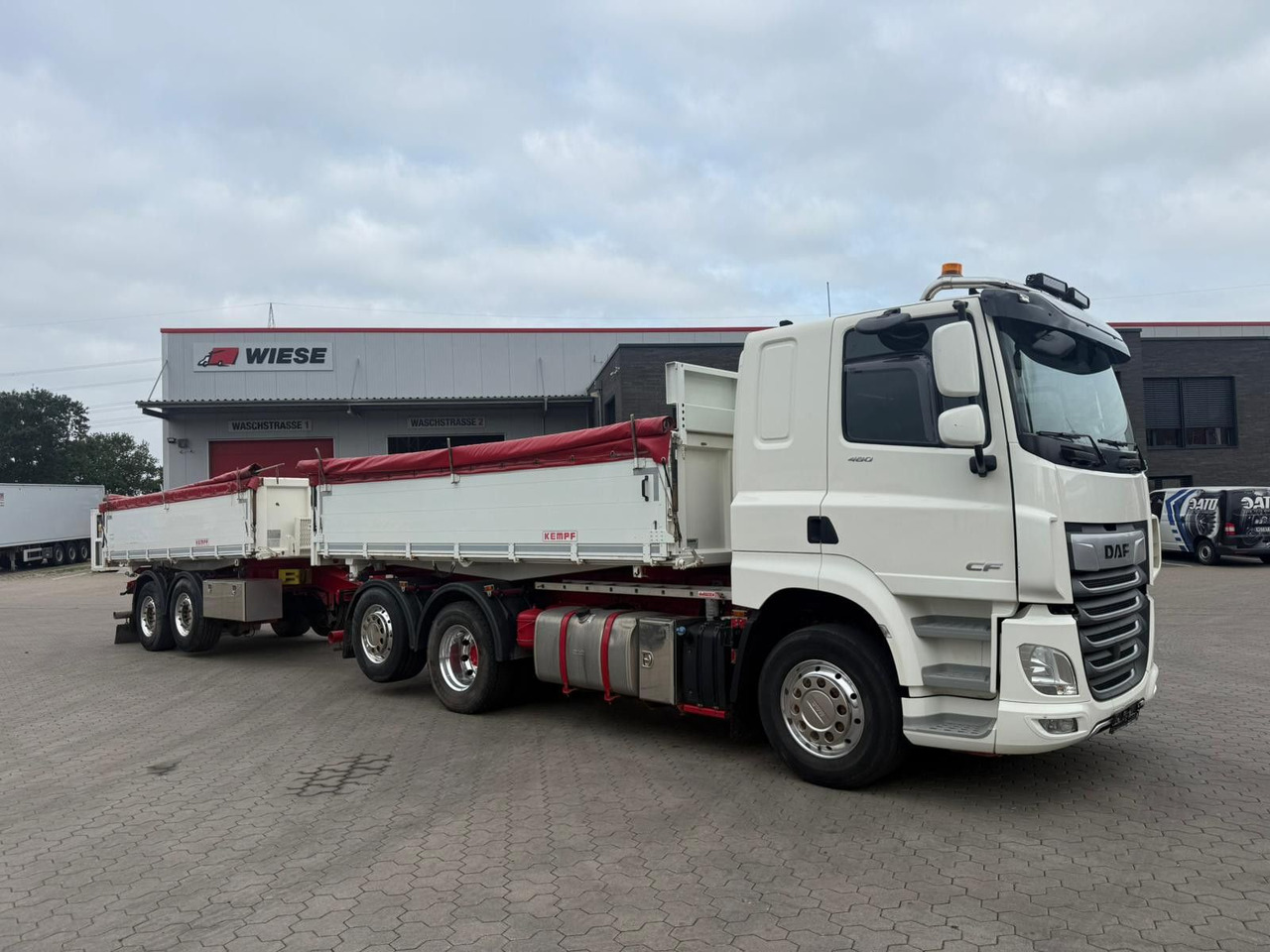 DAF CF 480 FAN 6x2 Dreiseitenkipper Inkl. Anhänger - Tipper: picture 1 DAF CF 480 FAN 6x2 Dreiseitenkipper Inkl. Anhänger - Tipper: picture 1