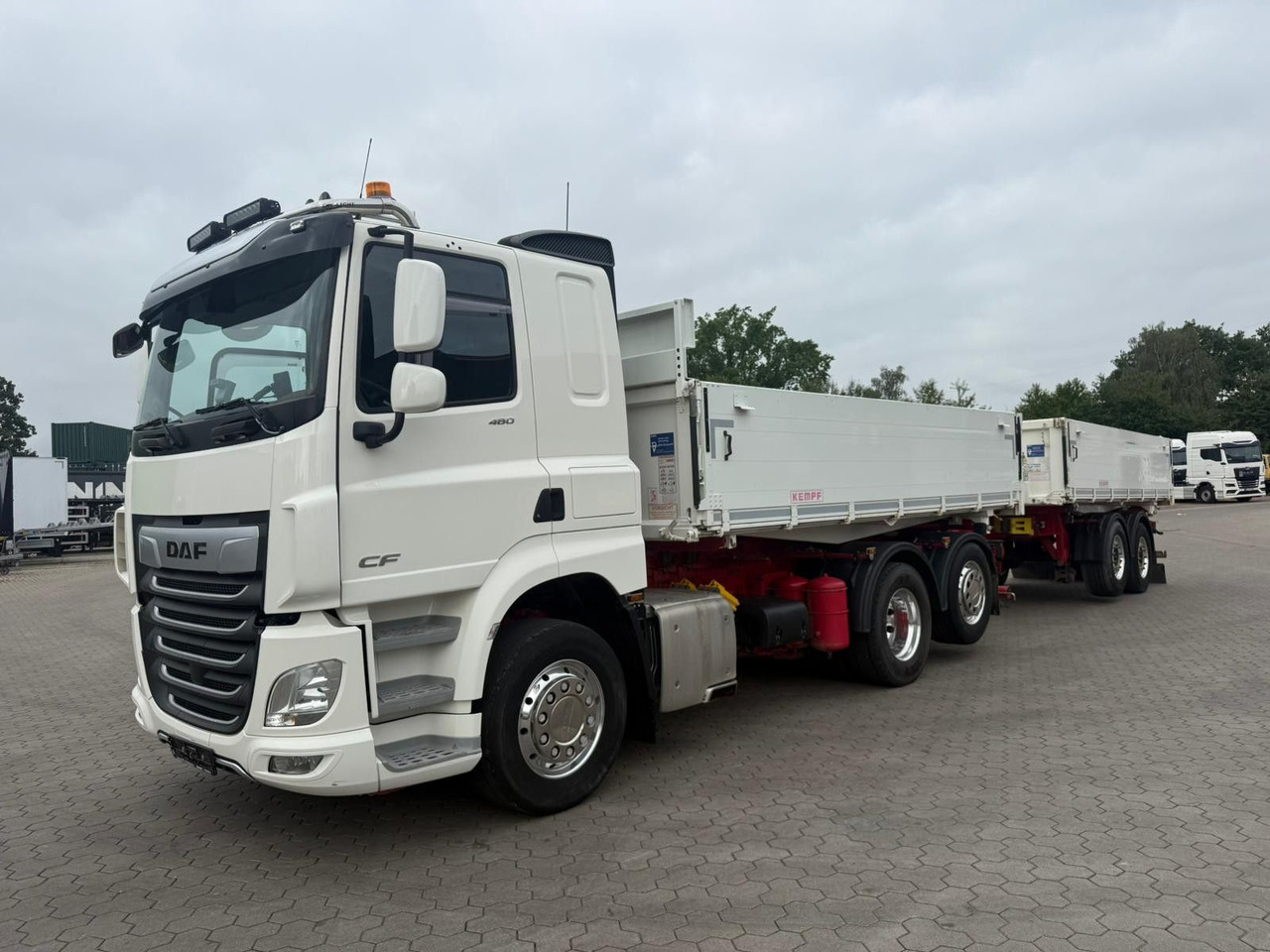DAF CF 480 FAN 6x2 Dreiseitenkipper Inkl. Anhänger - Tipper: picture 2 DAF CF 480 FAN 6x2 Dreiseitenkipper Inkl. Anhänger - Tipper: picture 2