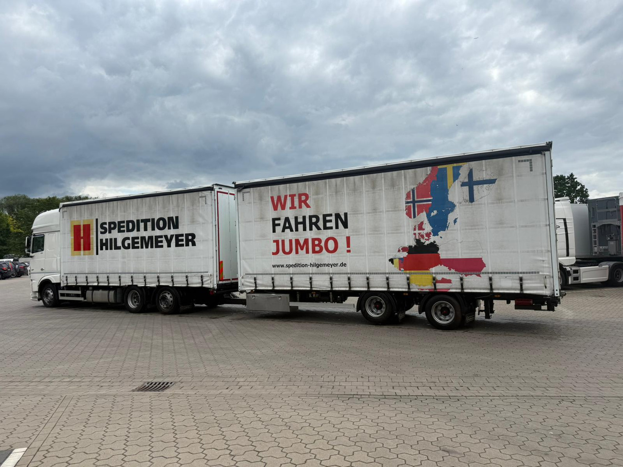 DAF XF 480 FAN LowDeck 6x2 Jumbo Inklusive Anhänger - Curtainsider truck: picture 5 DAF XF 480 FAN LowDeck 6x2 Jumbo Inklusive Anhänger - Curtainsider truck: picture 5