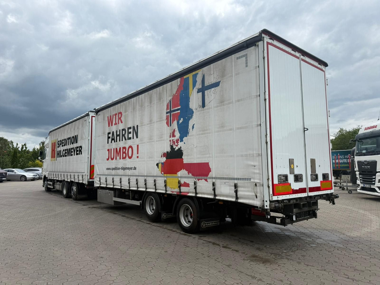 FBL Tandem Anhänger Volumen Inklusive LKW!! - Curtainsider trailer: picture 2 FBL Tandem Anhänger Volumen Inklusive LKW!! - Curtainsider trailer: picture 2