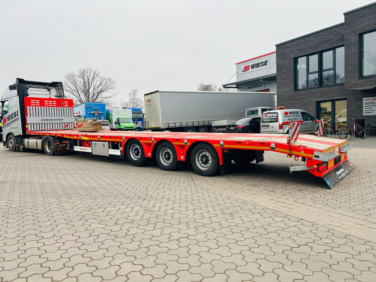 Kässbohrer SPA Mega Tele Plattform Auflieger - Dropside/ Flatbed semi-trailer: picture 2 Kässbohrer SPA Mega Tele Plattform Auflieger - Dropside/ Flatbed semi-trailer: picture 2