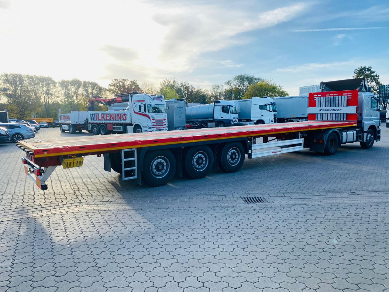 Kässbohrer SPS Maxima Schwerlast Plattform Auflieger - Dropside/ Flatbed semi-trailer: picture 4 Kässbohrer SPS Maxima Schwerlast Plattform Auflieger - Dropside/ Flatbed semi-trailer: picture 4