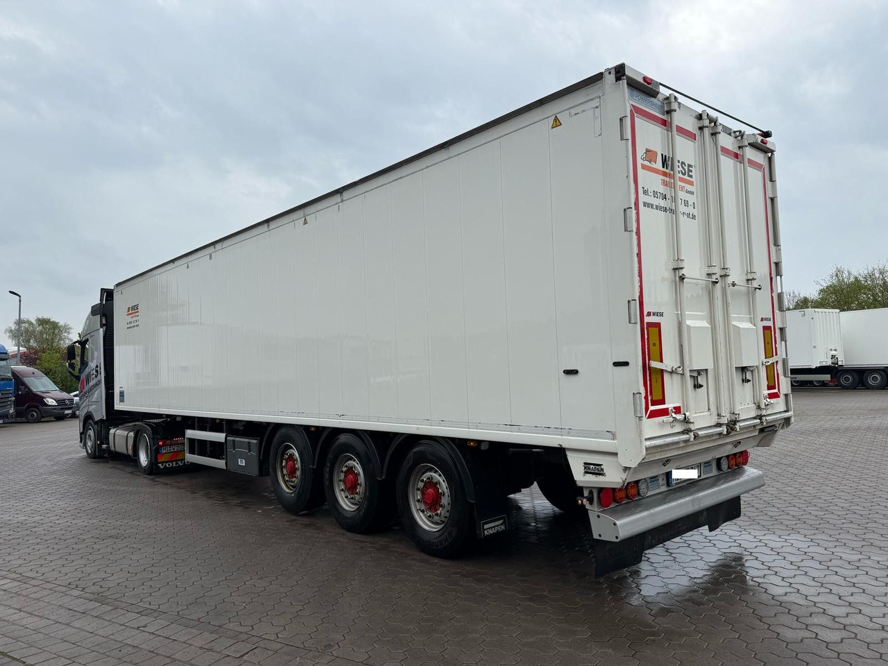 Knapen K100 Schubboden 71 m³ Powersheet Lenkachse Agrar - Walking floor semi-trailer: picture 4 Knapen K100 Schubboden 71 m³ Powersheet Lenkachse Agrar - Walking floor semi-trailer: picture 4