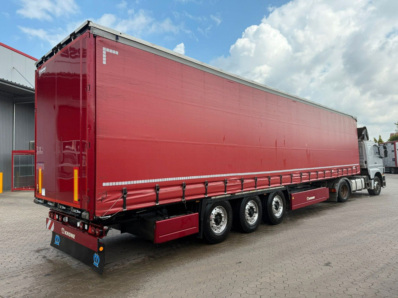 Krone Lenkachse - Alcoa Felgen+Ice Protect - Curtainsider semi-trailer: picture 2 Krone Lenkachse - Alcoa Felgen+Ice Protect - Curtainsider semi-trailer: picture 2