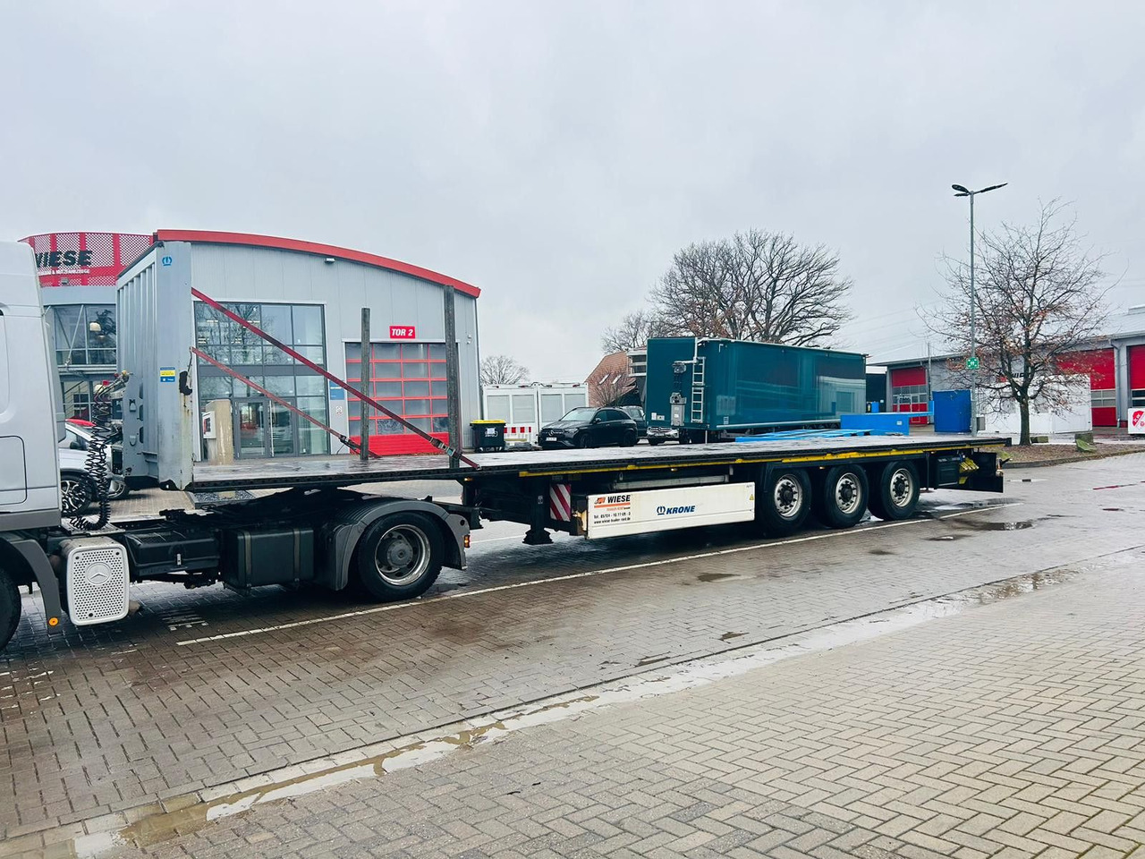 Krone SD Plattform Auflieger - Dropside/ Flatbed semi-trailer: picture 2 Krone SD Plattform Auflieger - Dropside/ Flatbed semi-trailer: picture 2