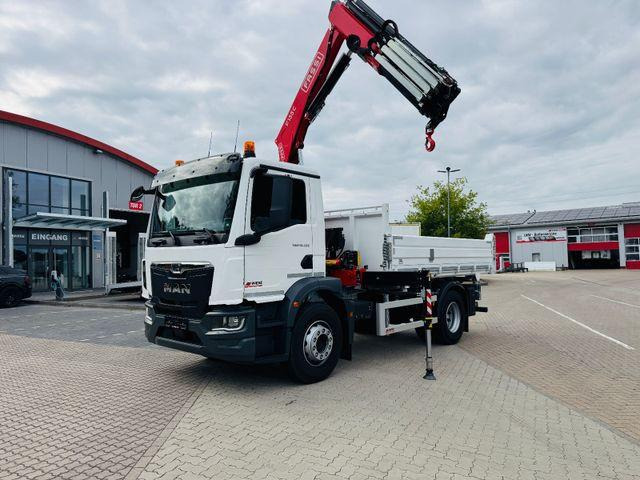 MAN 18.320 4x4 mit Fassi Ladekran Sofort Verfügbar - Tipper, Crane truck: picture 3 MAN 18.320 4x4 mit Fassi Ladekran Sofort Verfügbar - Tipper, Crane truck: picture 3