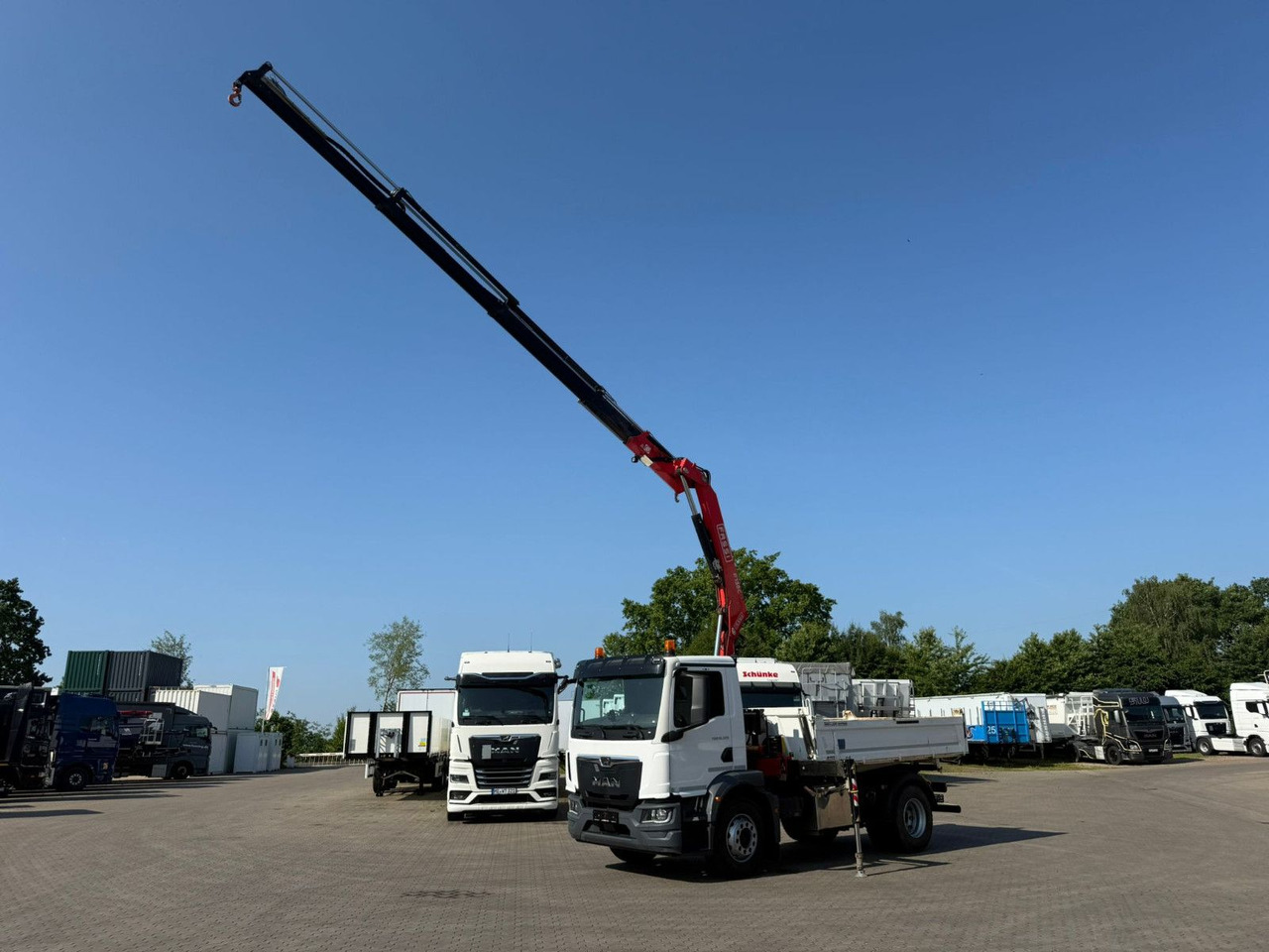 MAN TGM 18.320 4x2 BB mit Fassi F135 Kipper Kran - Tipper, Crane truck: picture 3 MAN TGM 18.320 4x2 BB mit Fassi F135 Kipper Kran - Tipper, Crane truck: picture 3