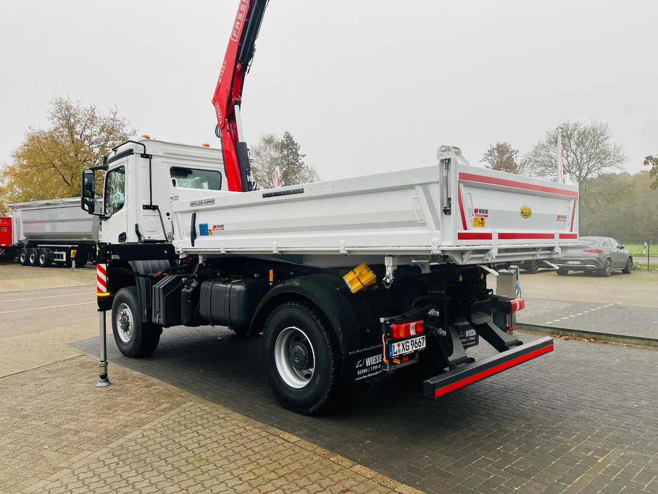 Mercedes-Benz Arocs 1835 4x4 Meiller Fassi F135 Kran Kipper - Tipper, Crane truck: picture 4 Mercedes-Benz Arocs 1835 4x4 Meiller Fassi F135 Kran Kipper - Tipper, Crane truck: picture 4