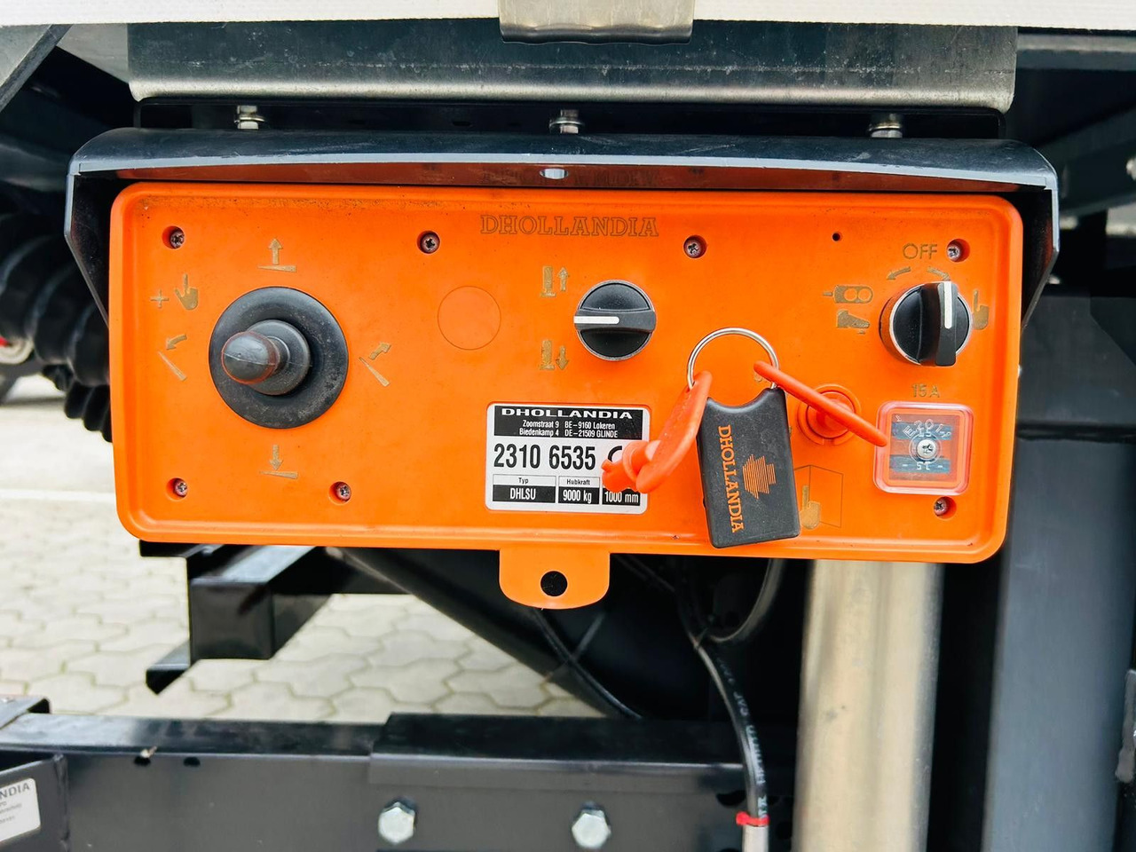 Curtainsider truck Volvo FH 500 Gabelstaplertransporter LBW 9t Dhollandia: picture 9