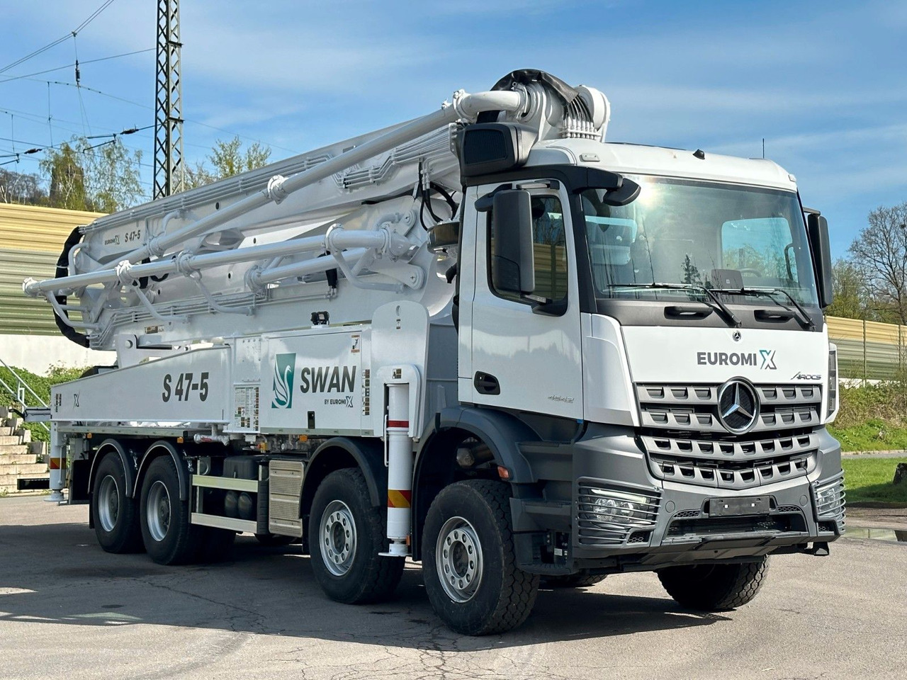 Concrete mixer truck Mercedes-Benz Arocs 5 4542 8x4 SWAN TSP 47-5 160RZ ( 47m ): picture 8