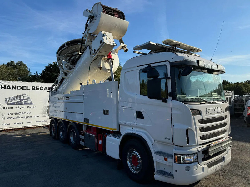Scania R480 8x4, Wiedemann Super 2000 (10+6m3) + Recycler, Euro 6, 2013 - Vacuum truck: picture 1 Scania R480 8x4, Wiedemann Super 2000 (10+6m3) + Recycler, Euro 6, 2013 - Vacuum truck: picture 1