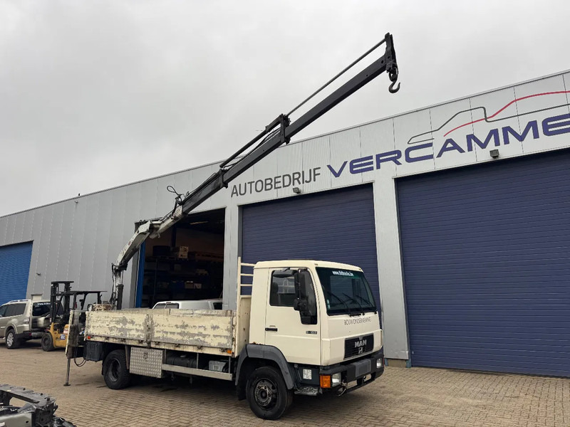 MAN L2000 **9.153-BELGIAN TRUCK** - Dropside/ Flatbed truck, Crane truck: picture 1 MAN L2000 **9.153-BELGIAN TRUCK** - Dropside/ Flatbed truck, Crane truck: picture 1