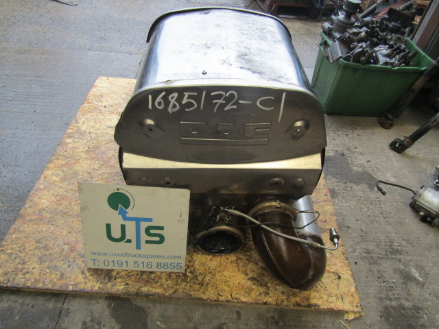 DAF XF 105 EXHAUST DPF/CAT EURO 5 SPEC P/NO 1685172-C1 - Muffler/ Exhaust system for Truck: picture 1 DAF XF 105 EXHAUST DPF/CAT EURO 5 SPEC P/NO 1685172-C1 - Muffler/ Exhaust system for Truck: picture 1