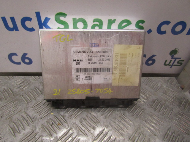 MAN TGL ELECTRONIC FFR UNIT P/NO 81.25805.7054 - Electrical system for Truck: picture 1 MAN TGL ELECTRONIC FFR UNIT P/NO 81.25805.7054 - Electrical system for Truck: picture 1