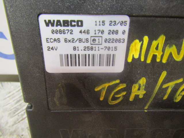 MAN TGS ECAS ECU WABCO P/NO 446 170 2080 MAN P/NO 81.25811.7015 - ECU for Truck: picture 2 MAN TGS ECAS ECU WABCO P/NO 446 170 2080 MAN P/NO 81.25811.7015 - ECU for Truck: picture 2