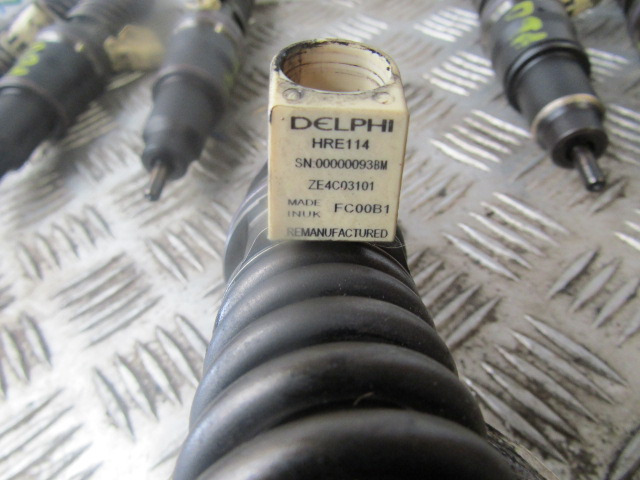 VOLVO FM9 D9D INJECTORS SET (6) ‘DELPHI HRE 114’ - Fuel processing/ Fuel delivery for Truck: picture 2 VOLVO FM9 D9D INJECTORS SET (6) ‘DELPHI HRE 114’ - Fuel processing/ Fuel delivery for Truck: picture 2