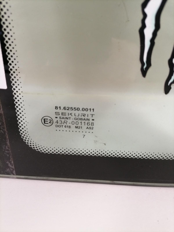 MAN Küljeklaas, vasak 81625500011 - Window and parts for Truck: picture 3 MAN Küljeklaas, vasak 81625500011 - Window and parts for Truck: picture 3