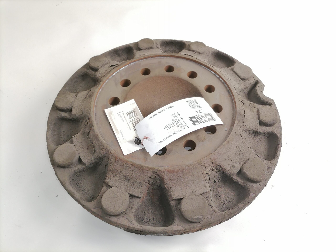 MAN Rattarummu flants, esisild 81443010177 - Wheel hub for Truck: picture 1 MAN Rattarummu flants, esisild 81443010177 - Wheel hub for Truck: picture 1