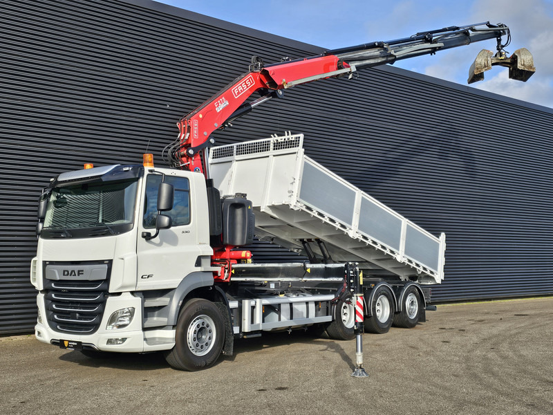 DAF CF 530 8x4-4 / FASSI 27.5 t/m CRANE + TIPPER - Tipper, Crane truck: picture 1 DAF CF 530 8x4-4 / FASSI 27.5 t/m CRANE + TIPPER - Tipper, Crane truck: picture 1