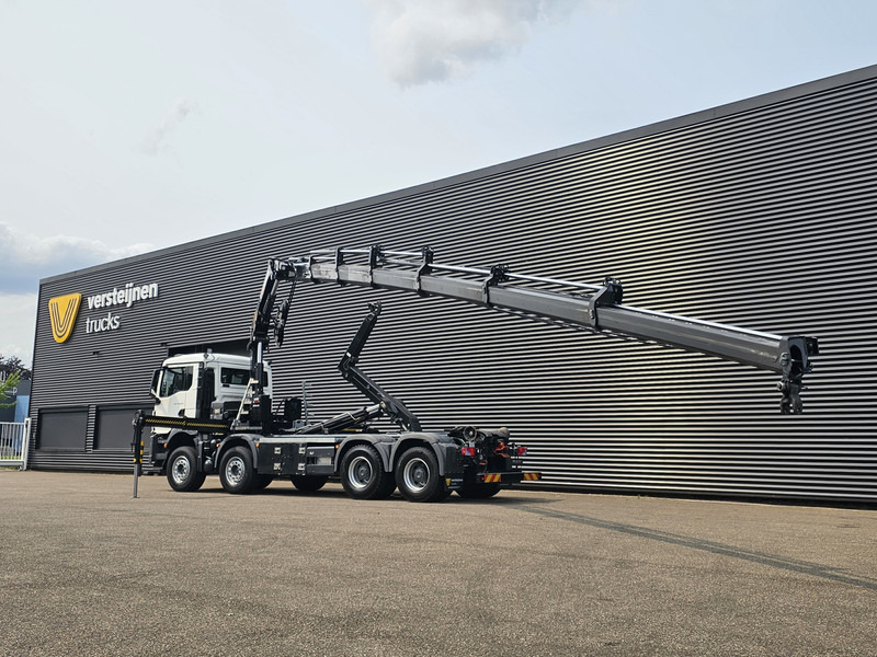 MAN TGS 35.470 8X4 BB / HIAB CRANE + HOOKLIFT - Hook lift truck, Crane truck: picture 4 MAN TGS 35.470 8X4 BB / HIAB CRANE + HOOKLIFT - Hook lift truck, Crane truck: picture 4