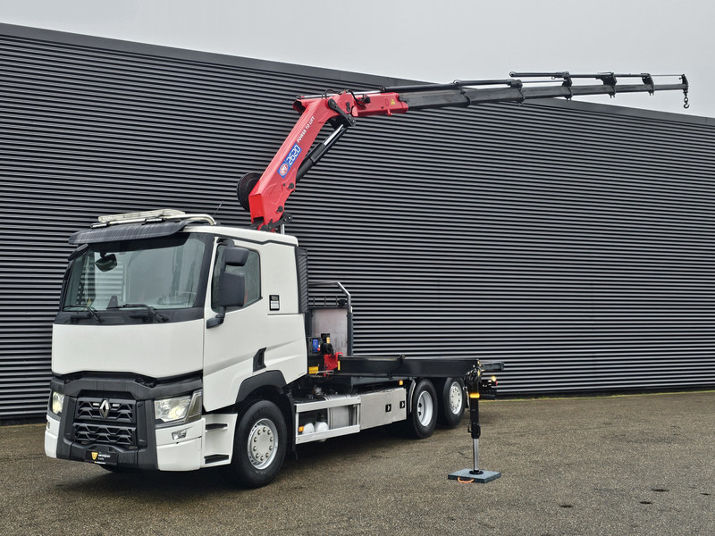Renault T-430 / 6X2 / HMF 26TM / CRANE / GRUE - Crane truck: picture 4 Renault T-430 / 6X2 / HMF 26TM / CRANE / GRUE - Crane truck: picture 4