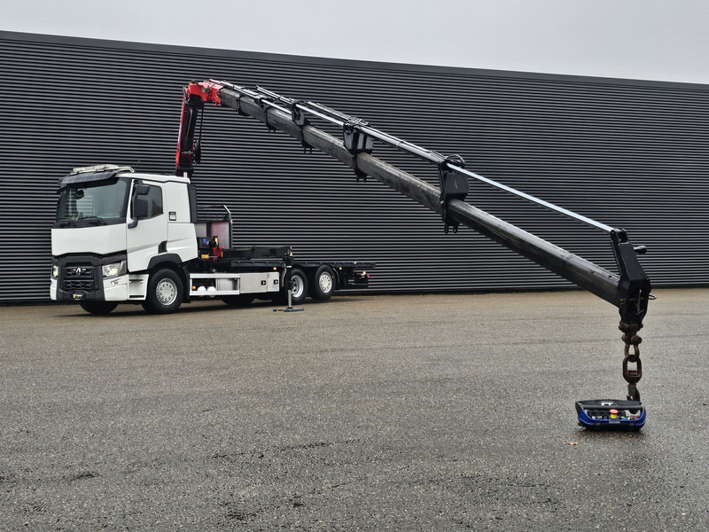 Renault T-430 / 6X2 / HMF 26TM / CRANE / GRUE - Crane truck: picture 2 Renault T-430 / 6X2 / HMF 26TM / CRANE / GRUE - Crane truck: picture 2