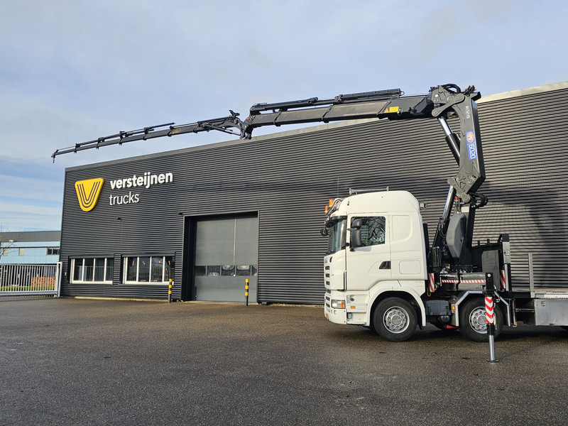 Scania R480 8X2 / HMF 60 t/m + JIB / RETARDER - Dropside/ Flatbed truck, Crane truck: picture 3 Scania R480 8X2 / HMF 60 t/m + JIB / RETARDER - Dropside/ Flatbed truck, Crane truck: picture 3