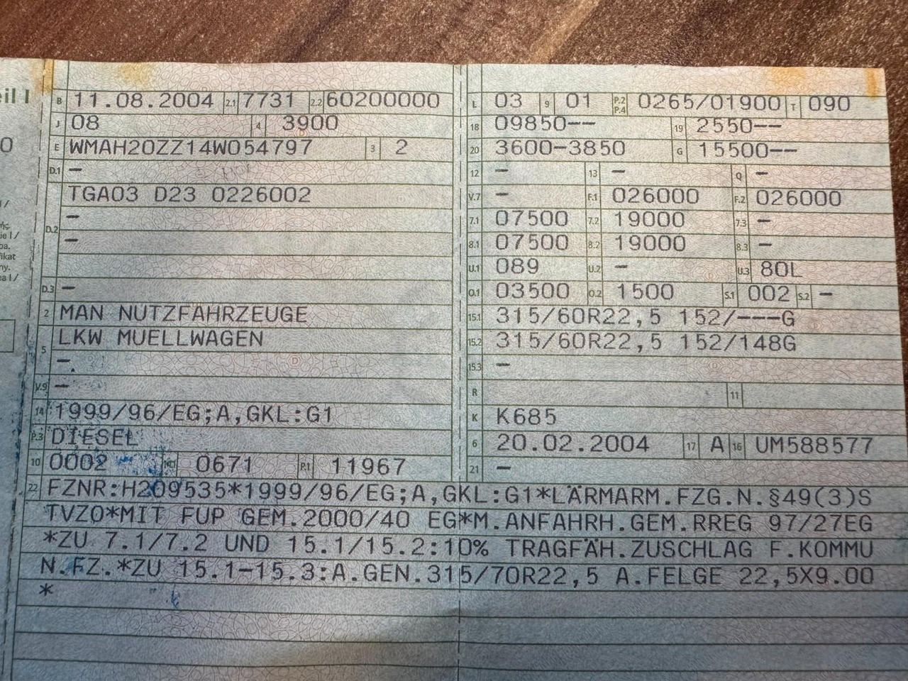 MAN 26.360 6X2 Müllwagen MAN 26.360 6X2 Müllwagen - Garbage truck: picture 2 MAN 26.360 6X2 Müllwagen MAN 26.360 6X2 Müllwagen - Garbage truck: picture 2