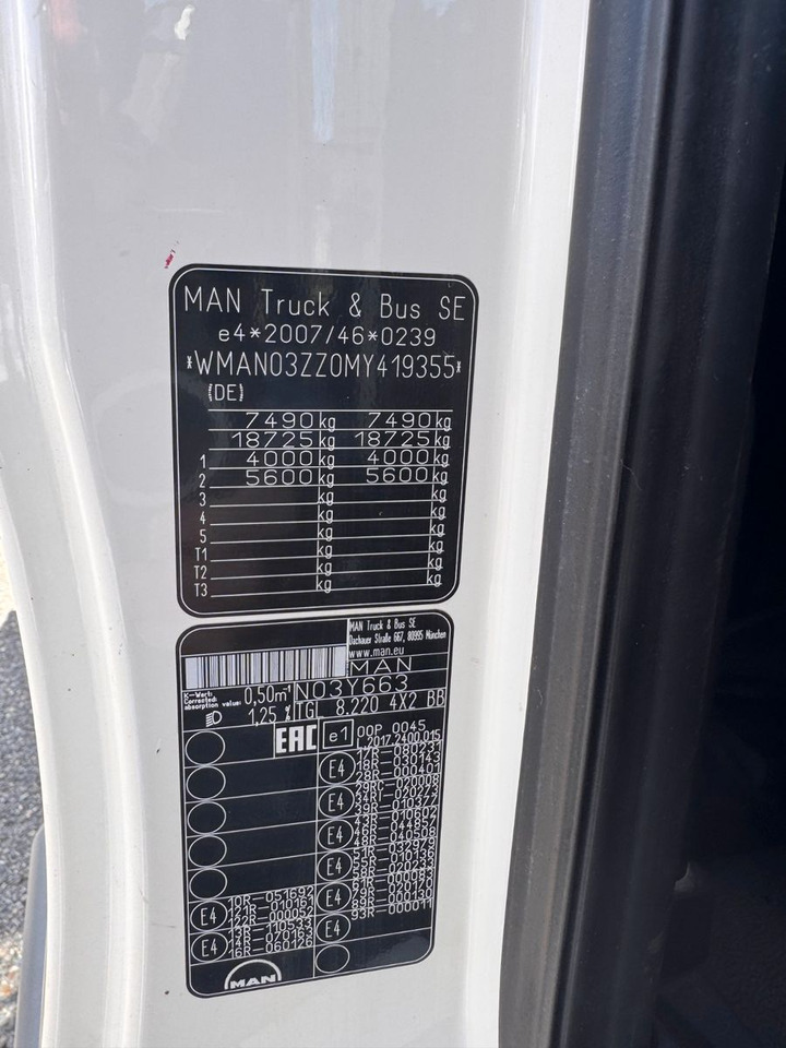 MAN 8.220 Meiller 3.S. Kipper Top Zustand - Tipper: picture 3 MAN 8.220 Meiller 3.S. Kipper Top Zustand - Tipper: picture 3