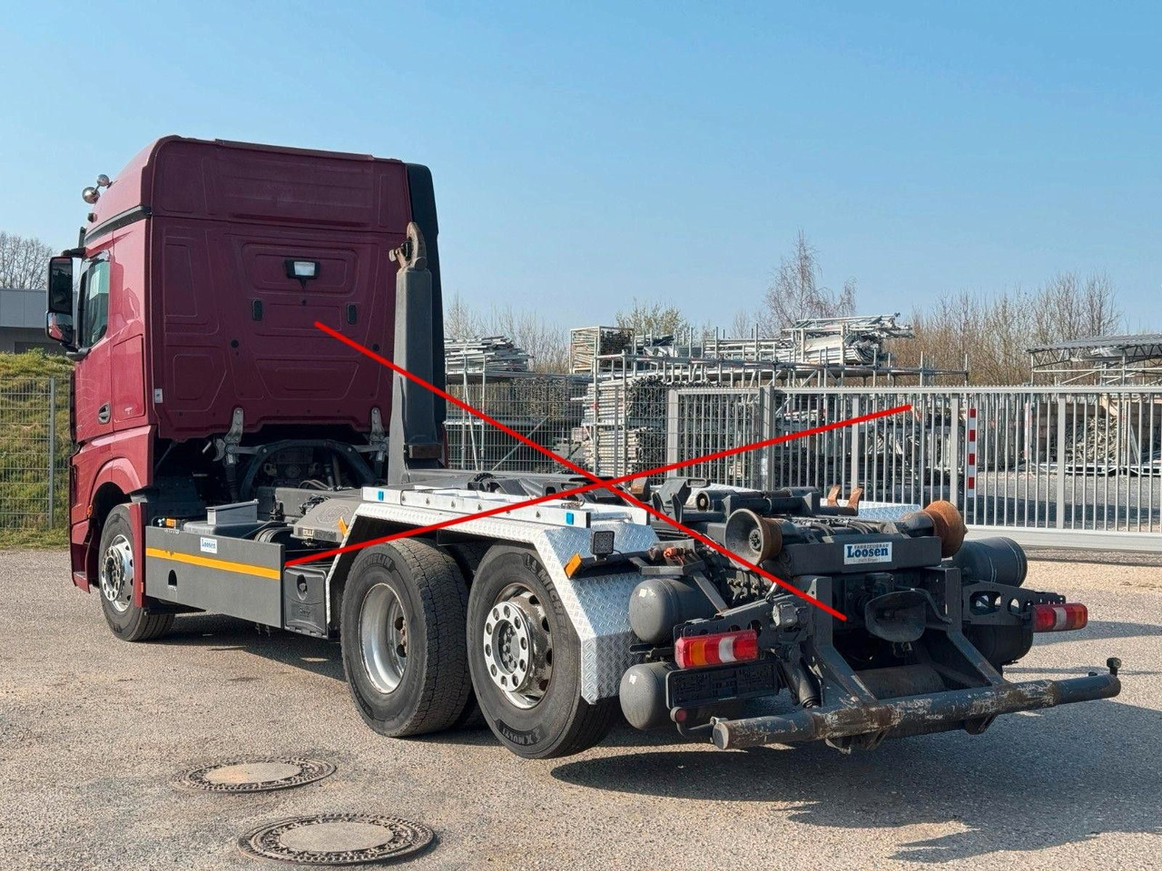 Mercedes-Benz 2558 6x2 Fahrgestell Chassis | Retarder | Klima - Cab chassis truck: picture 5 Mercedes-Benz 2558 6x2 Fahrgestell Chassis | Retarder | Klima - Cab chassis truck: picture 5