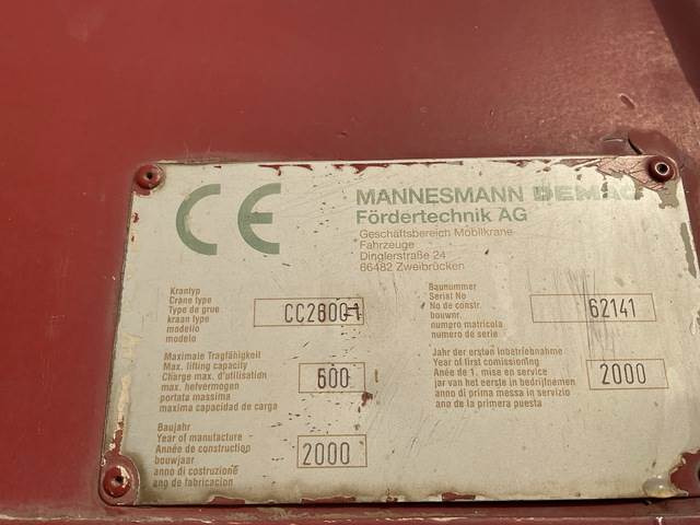 Terex Demag CC2800 - Crawler crane: picture 5 Terex Demag CC2800 - Crawler crane: picture 5