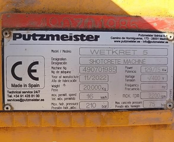 Putzmeister WETKRET5 - Concrete pump truck: picture 5 Putzmeister WETKRET5 - Concrete pump truck: picture 5