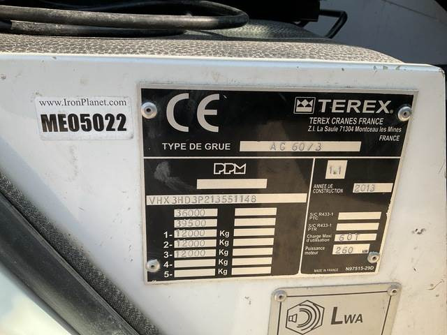 All terrain crane Terex AC60/3: picture 6