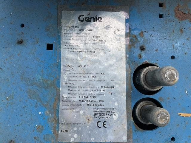 Genie GS2632 - Scissor lift: picture 5 Genie GS2632 - Scissor lift: picture 5