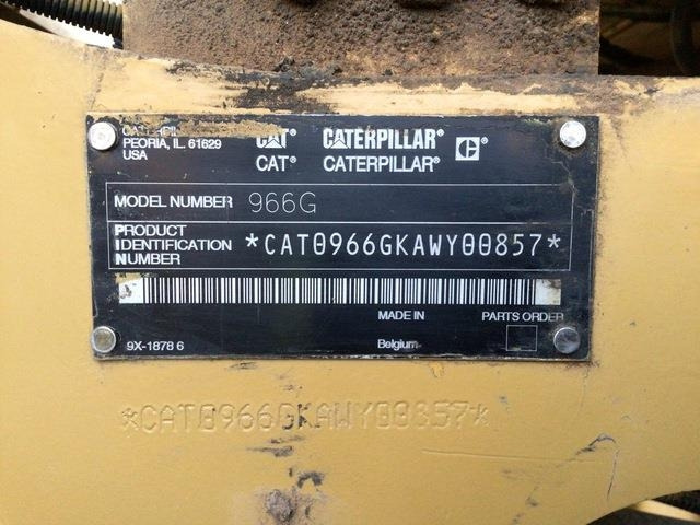 CAT 966G - Wheel loader: picture 5 CAT 966G - Wheel loader: picture 5
