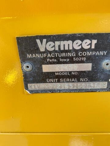 Vermeer RT450 - Trencher: picture 5 Vermeer RT450 - Trencher: picture 5