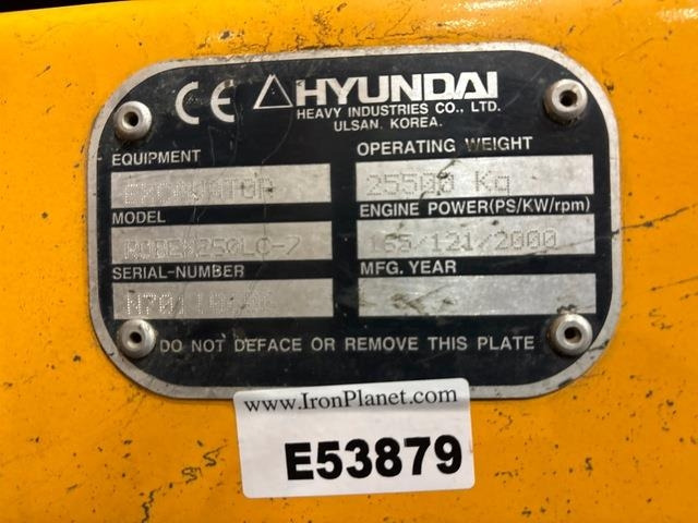 Hyundai Robex 250LC-7 - Crawler excavator: picture 5 Hyundai Robex 250LC-7 - Crawler excavator: picture 5