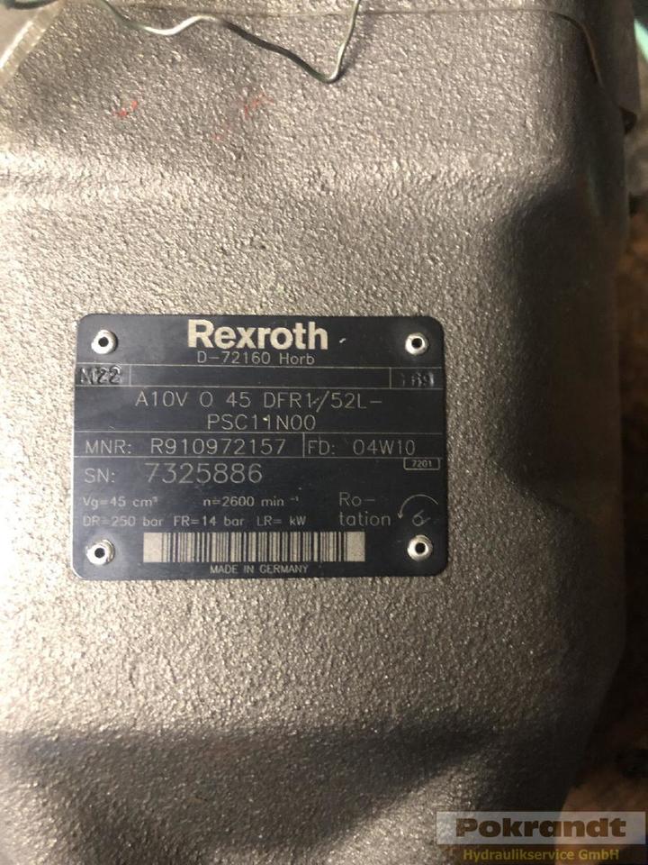 Rexroth A10VO45DFR1 52L PSC11N00 - Hydraulic pump: picture 2 Rexroth A10VO45DFR1 52L PSC11N00 - Hydraulic pump: picture 2