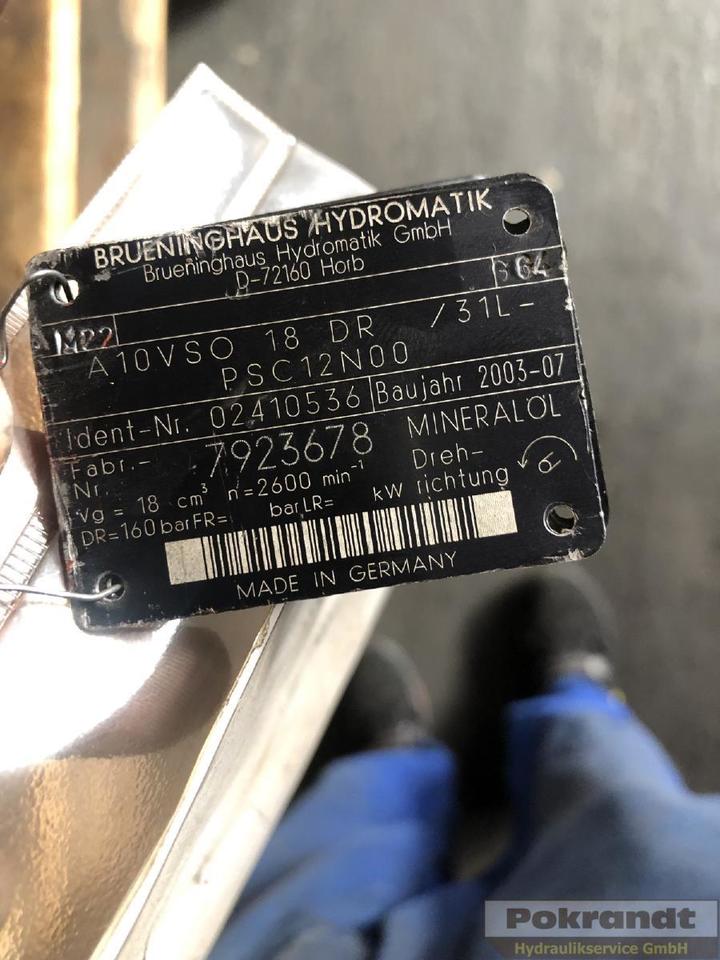 Rexroth A10VO60DFR1-52L-PWC12K04 + A10VO45ED72-52-PSC12K52T + A10VSO18DR-31L-PSCN00 - Hydraulic pump: picture 2 Rexroth A10VO60DFR1-52L-PWC12K04 + A10VO45ED72-52-PSC12K52T + A10VSO18DR-31L-PSCN00 - Hydraulic pump: picture 2