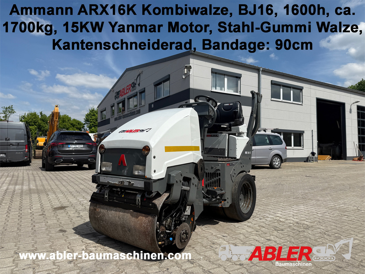Ammann ARX16K Kombiwalze Stahl Gummi Asphaltwalze - Combination roller: picture 1 Ammann ARX16K Kombiwalze Stahl Gummi Asphaltwalze - Combination roller: picture 1