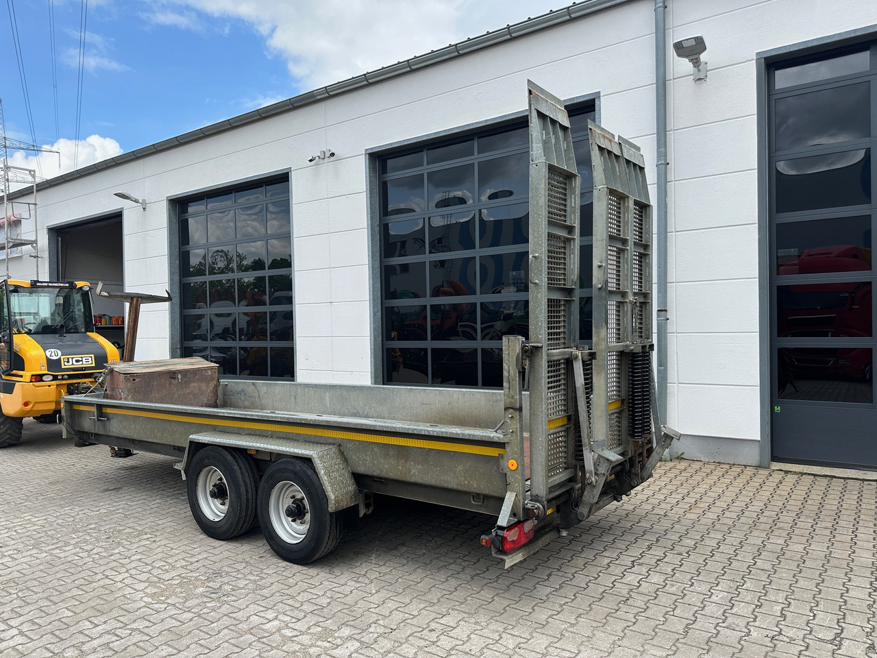 Demmler Tandem-Tiefladeranhänger Fräsenanhänger - Low loader trailer: picture 4 Demmler Tandem-Tiefladeranhänger Fräsenanhänger - Low loader trailer: picture 4