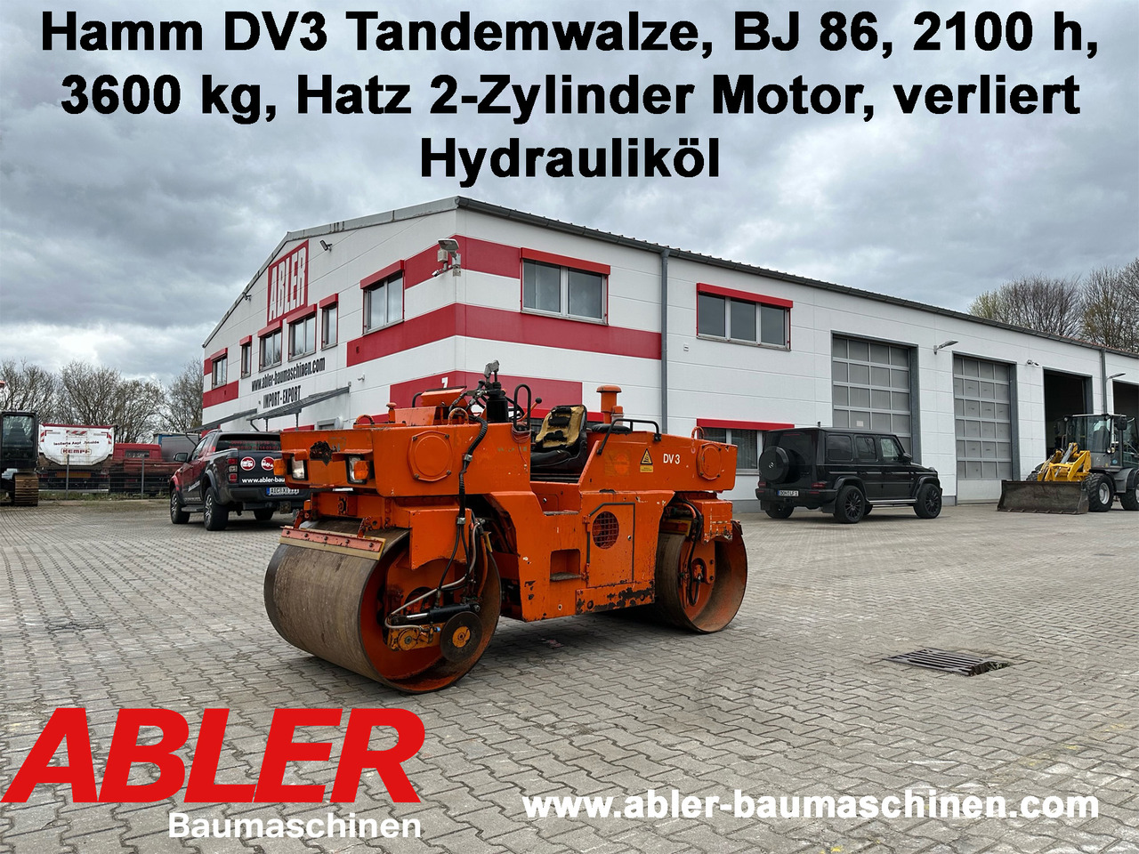 Hamm DV3 Tandemwalze - Road roller: picture 1 Hamm DV3 Tandemwalze - Road roller: picture 1