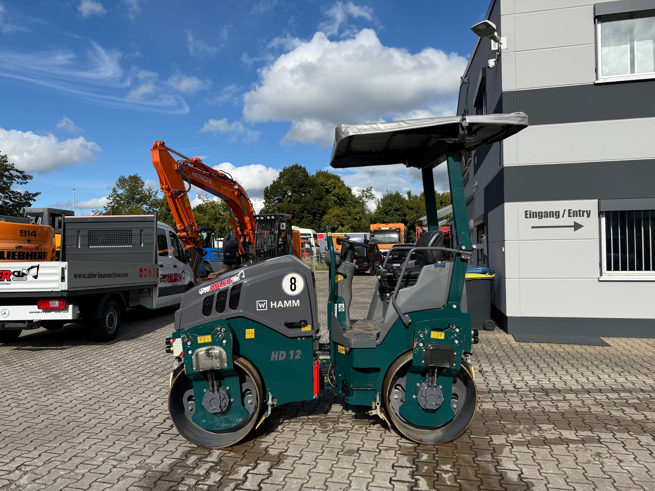 Hamm HD12 VV Tandemwalze mit Dach - Road roller: picture 2 Hamm HD12 VV Tandemwalze mit Dach - Road roller: picture 2