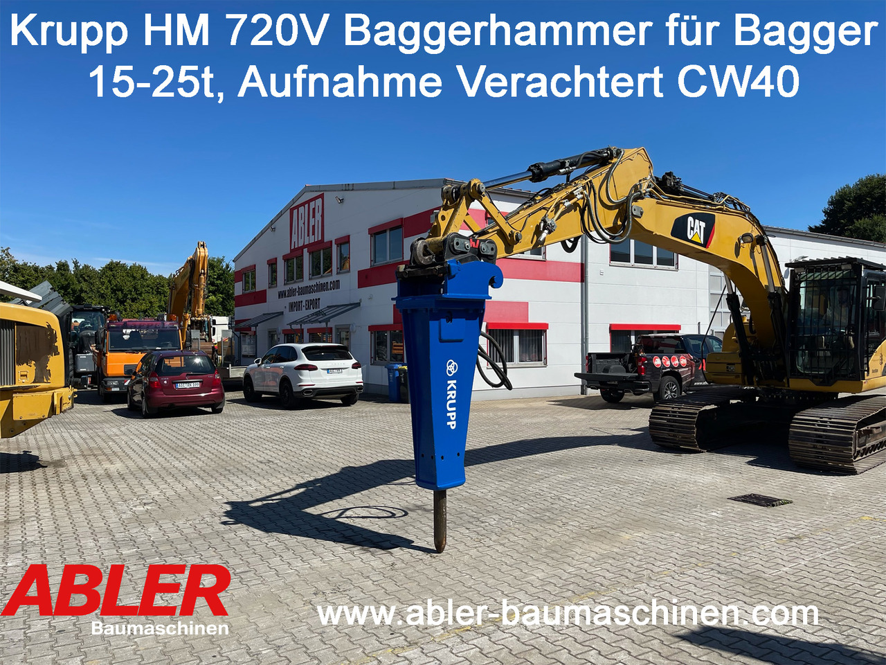 Krupp HM720V Baggerhammer 15-25t - Hydraulic hammer for Construction machinery: picture 1 Krupp HM720V Baggerhammer 15-25t - Hydraulic hammer for Construction machinery: picture 1