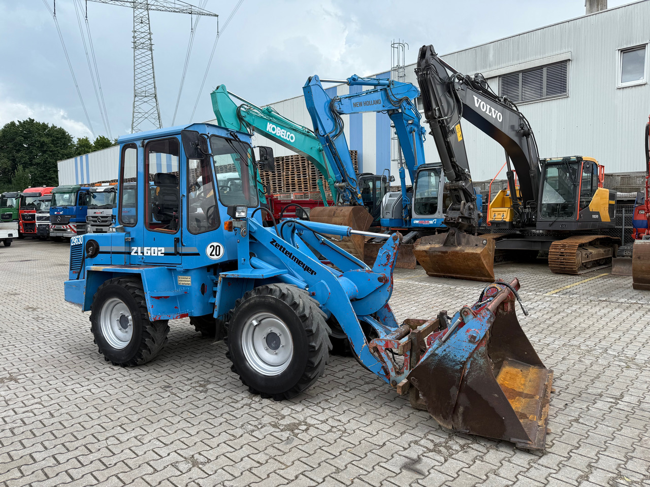 Wheel loader Zettlmeyer ZL602 Radlader Gabel + Schaufel + SW: picture 7