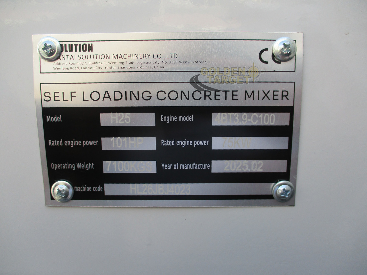 New Concrete mixer truck Solution H25 Self Loading Mixer: picture 15