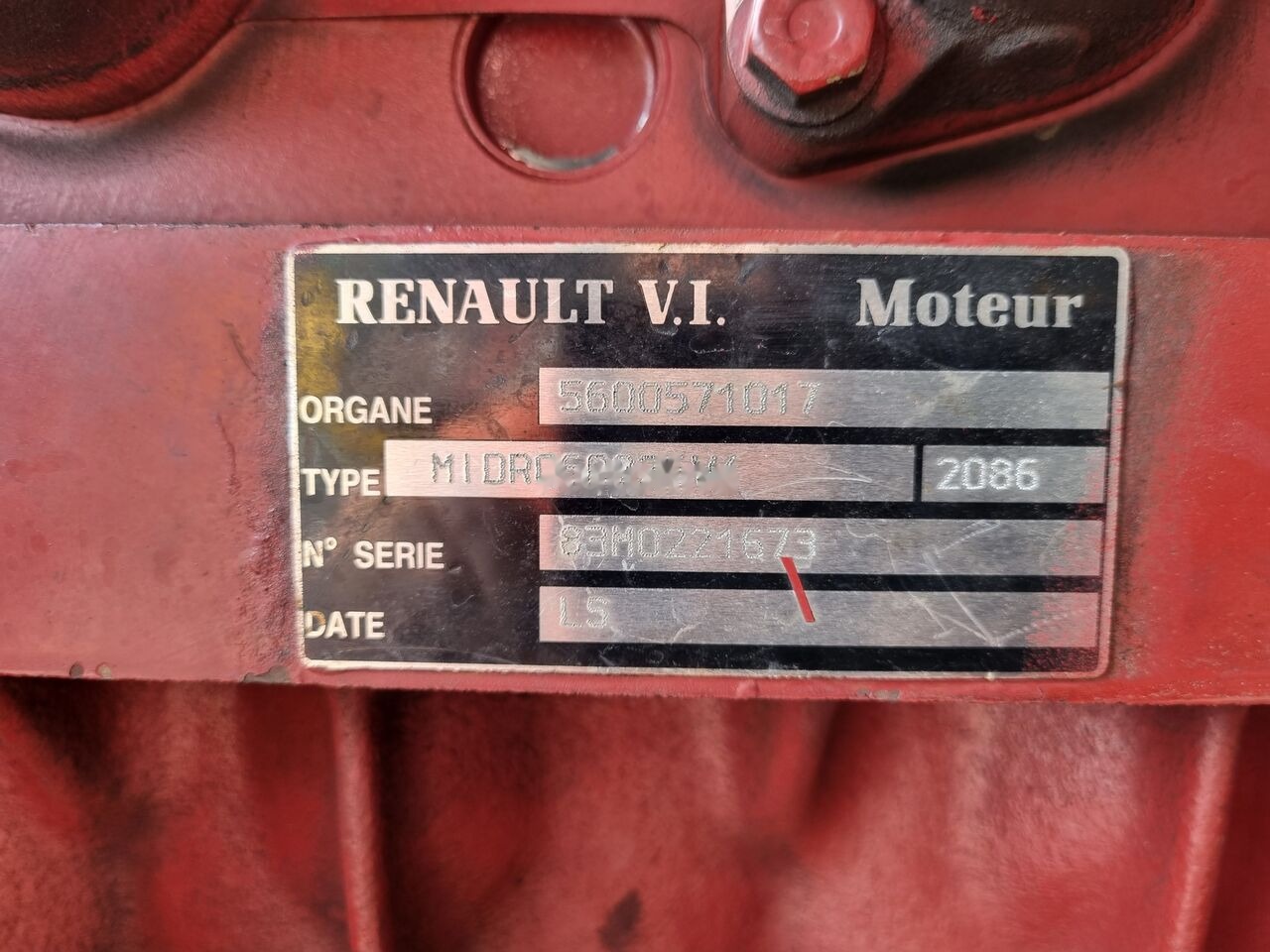 Renault MIDR060226W4 Renault - Engine for Truck: picture 2 Renault MIDR060226W4 Renault - Engine for Truck: picture 2