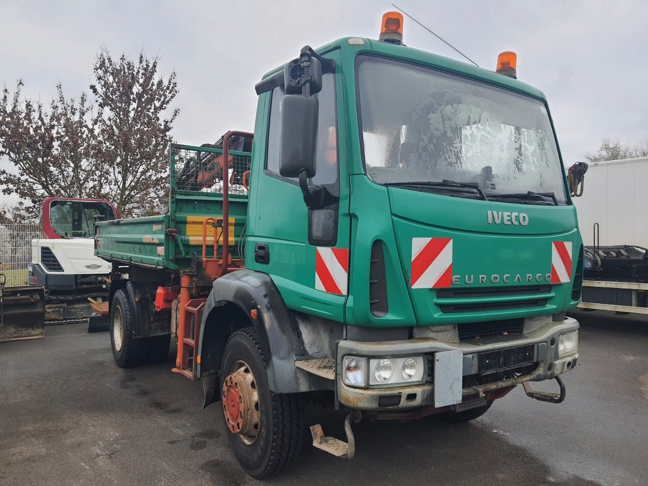 Iveco ML140E18 Dreiseitenkipper 4x4 mit Kran+Greifere - Tipper: picture 2 Iveco ML140E18 Dreiseitenkipper 4x4 mit Kran+Greifere - Tipper: picture 2