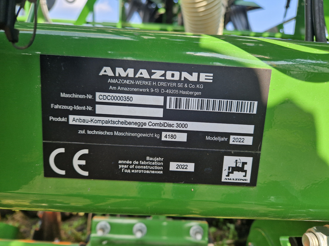 Amazone Centaya 3000 Super Harrow - Combine seed drill: picture 2 Amazone Centaya 3000 Super Harrow - Combine seed drill: picture 2