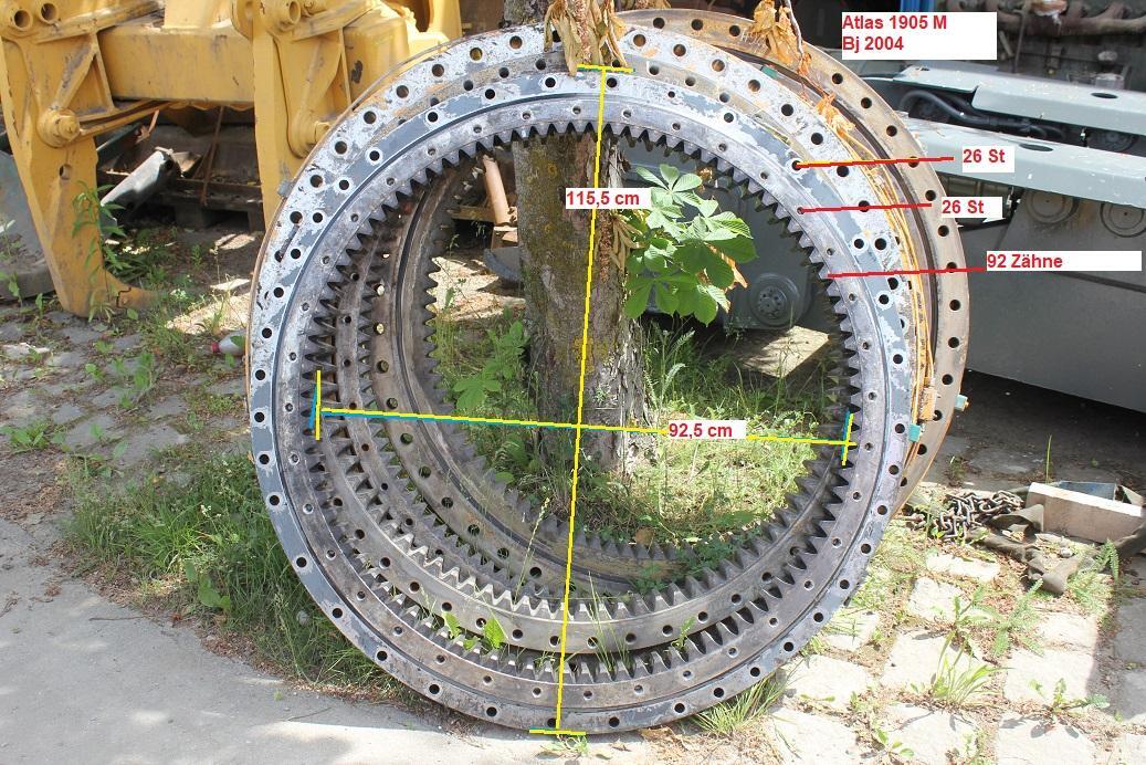 Atlas 1905 M - Slewing ring for Construction machinery: picture 1 Atlas 1905 M - Slewing ring for Construction machinery: picture 1
